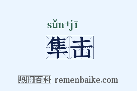 隼击是什么意思的图片